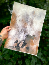 Load image into Gallery viewer, Foggy Bummers Eco Print and Watercolour of a Wren